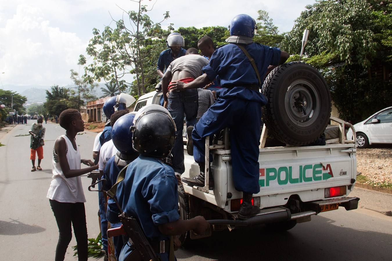 Violentas protestas en Burundi