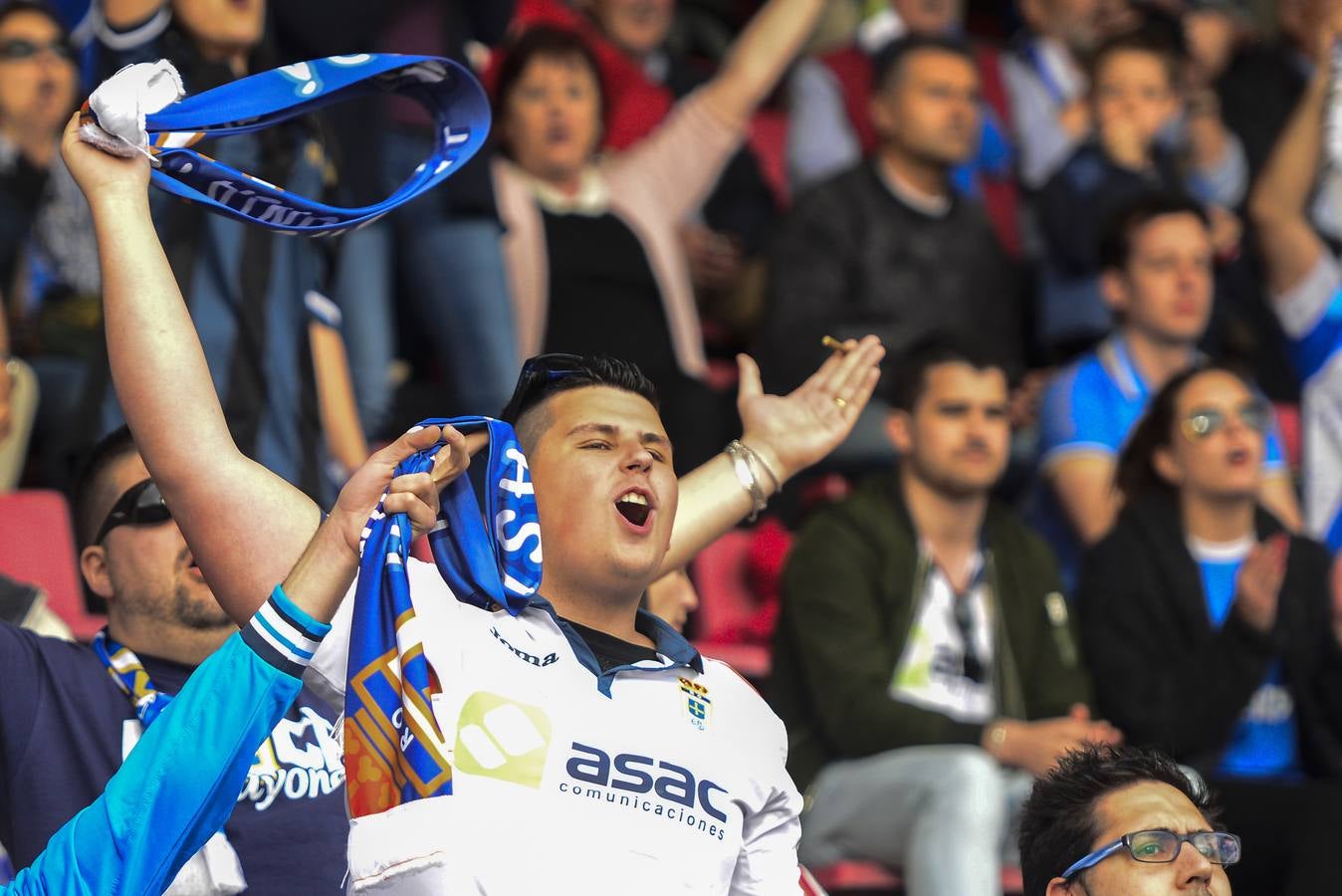 Las mejores imágenes del Compostela 1 - 1 Real Oviedo