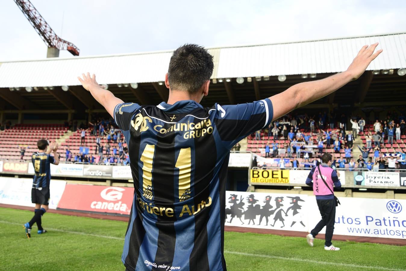 Las mejores imágenes del Compostela 1 - 1 Real Oviedo