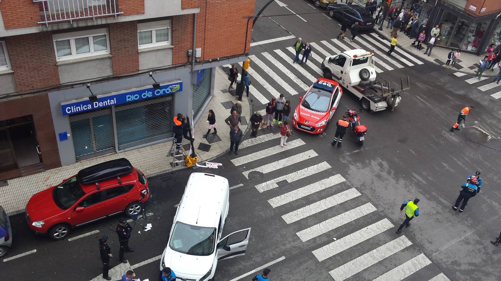 Tres fallecidos en un atropello en El Llano, Gijón