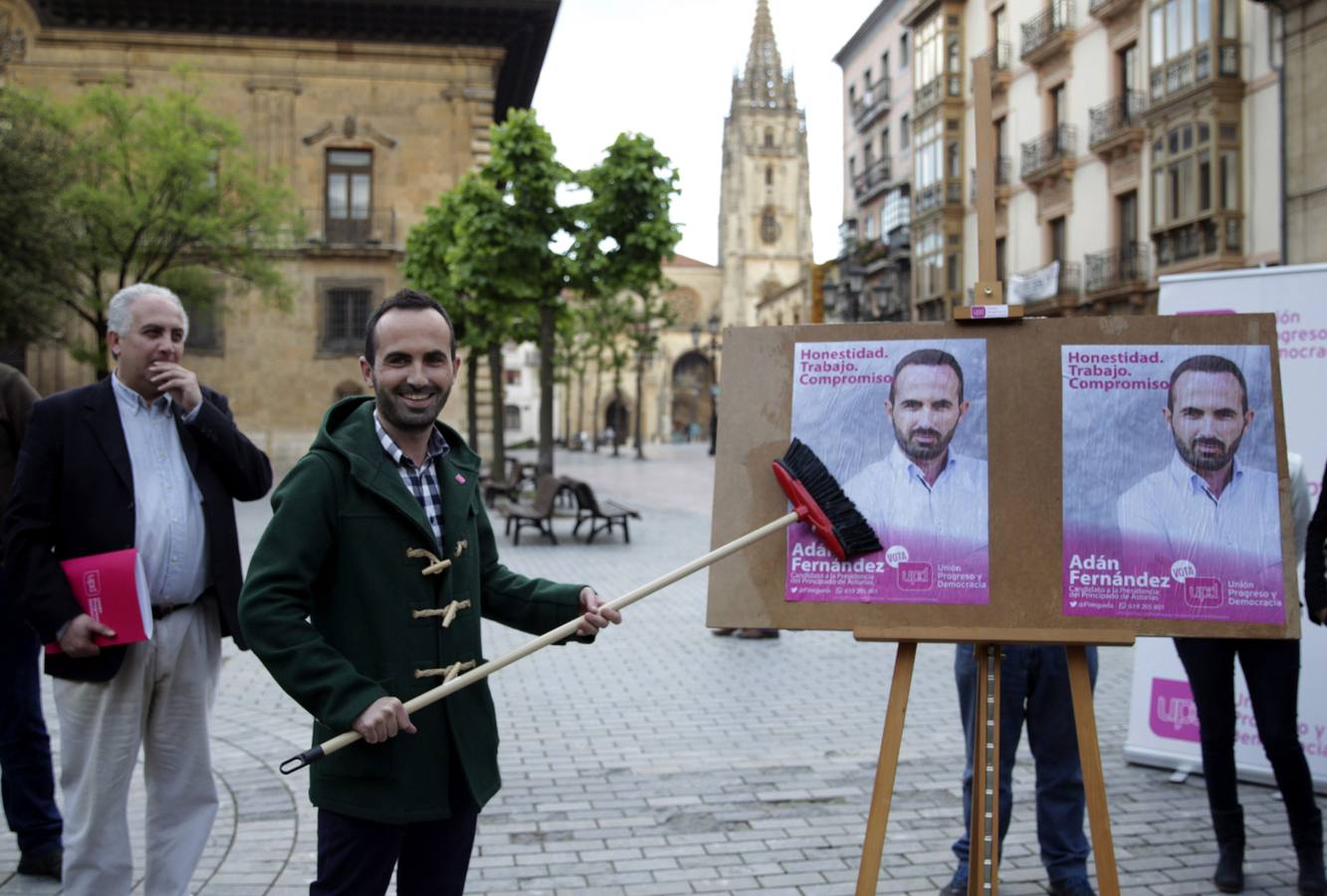 El candidato regional de UPyD, Adán Fernández.