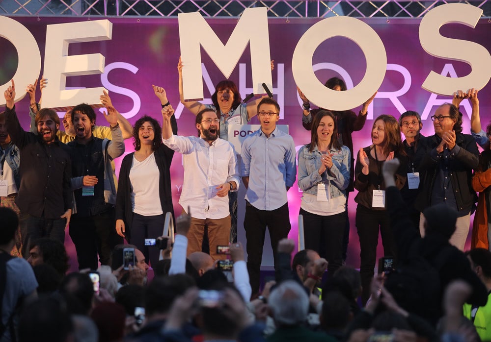 Podemos llena el Náutico en Gijón