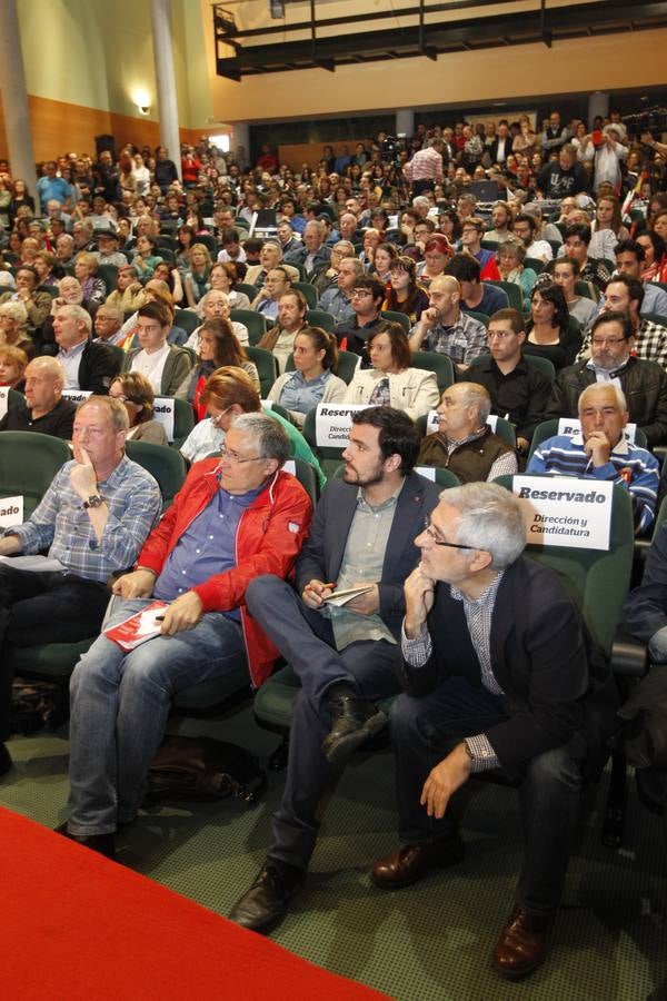 El acto central de campaña de IU, en imágenes