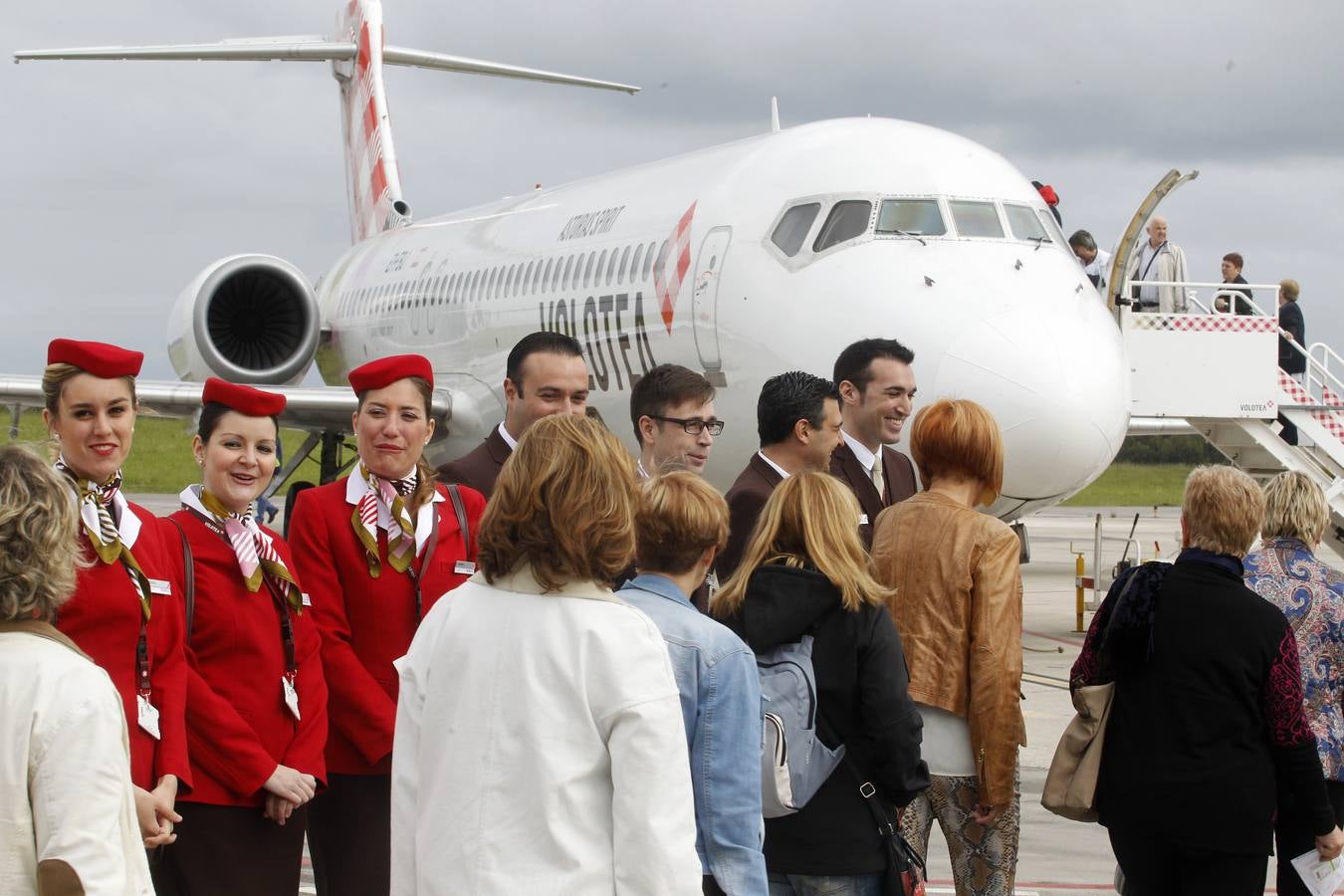 Volotea inaugura su base asturiana