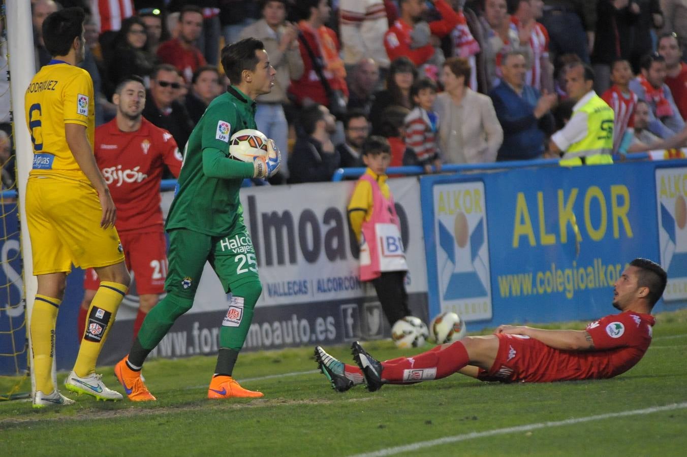 Las imágenes del Sporting - Alcorcón