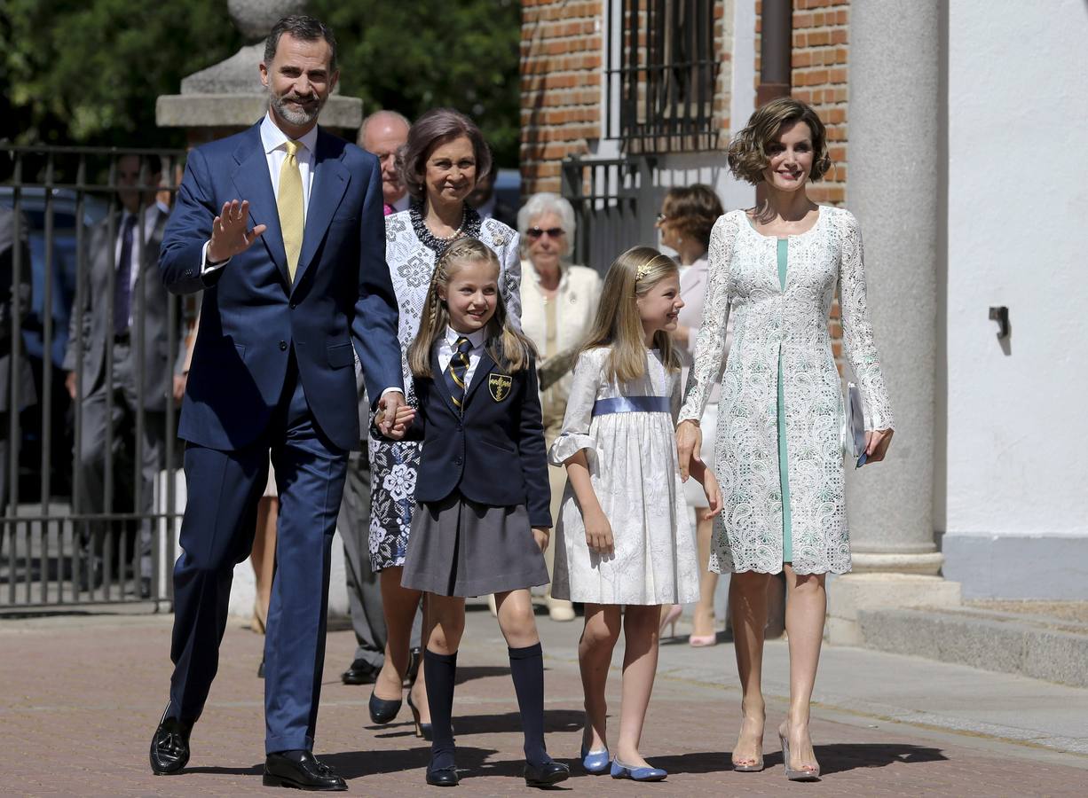 La primera Comunión de la princesa Leonor