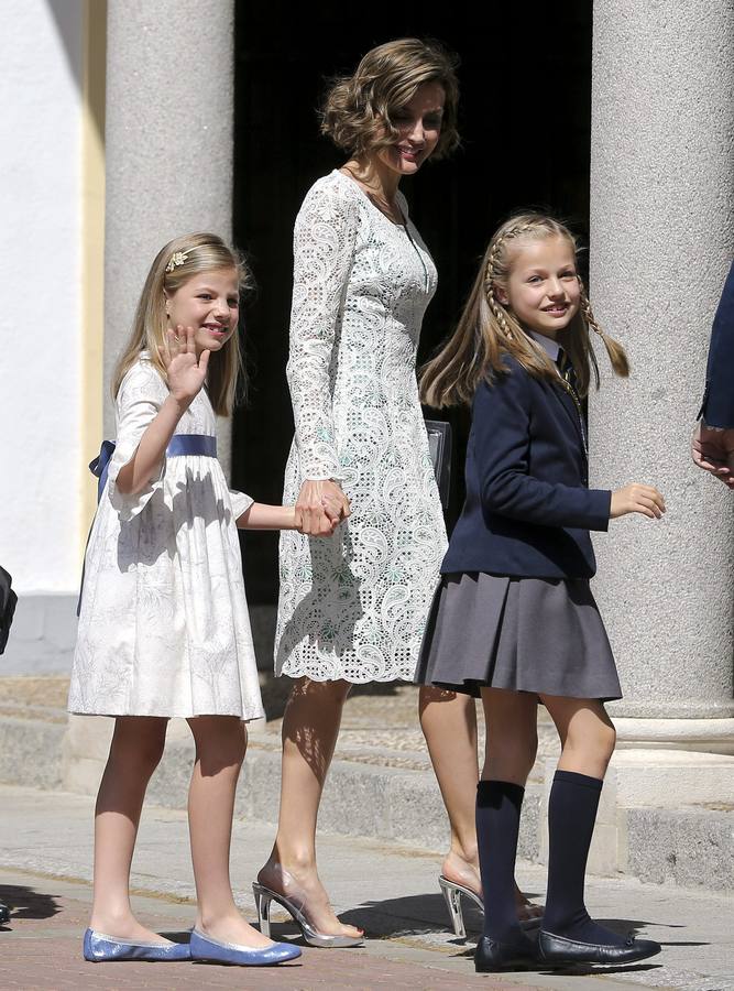 La primera Comunión de la princesa Leonor