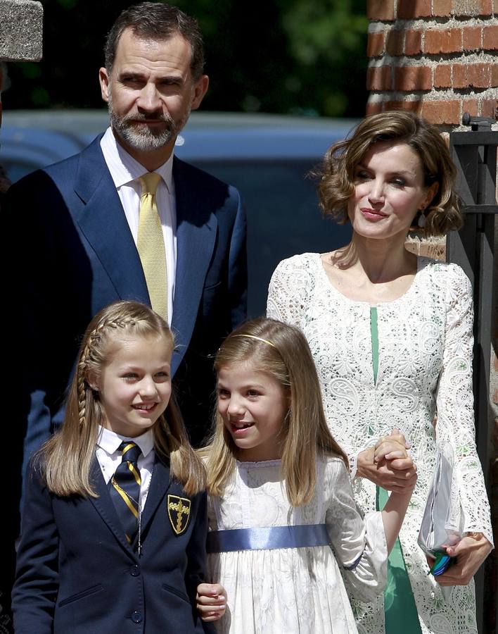 La primera Comunión de la princesa Leonor