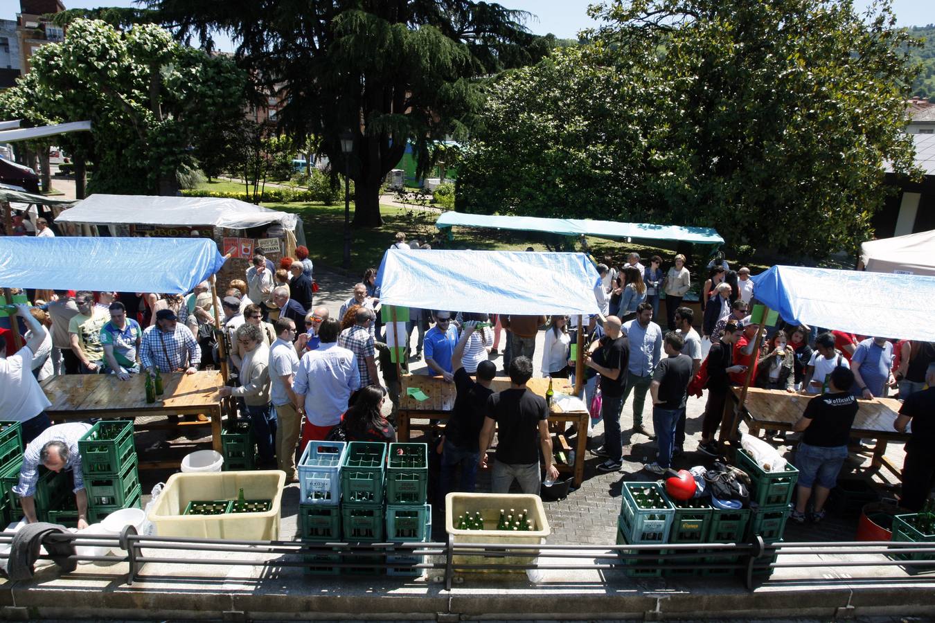 Fiesta del Descorche en El Entrego