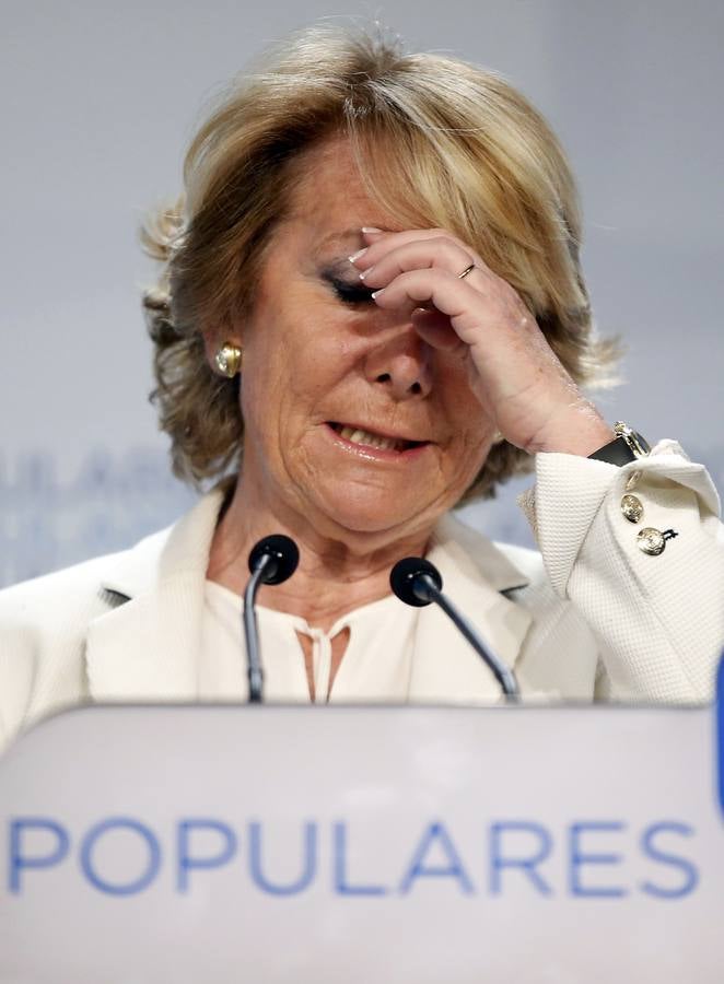 Esperanza Aguirre ha ganado en Madrid pero se queda muy lejos de la mayoría absoluta y de la gobernabilidad.