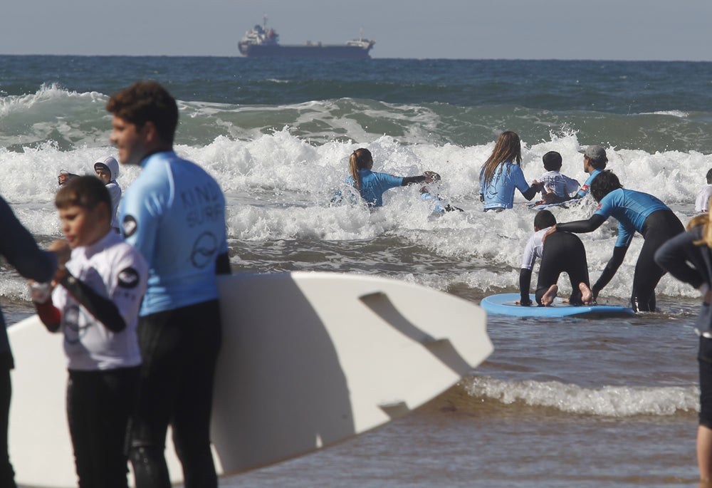 La sensación de bautizarse con olas