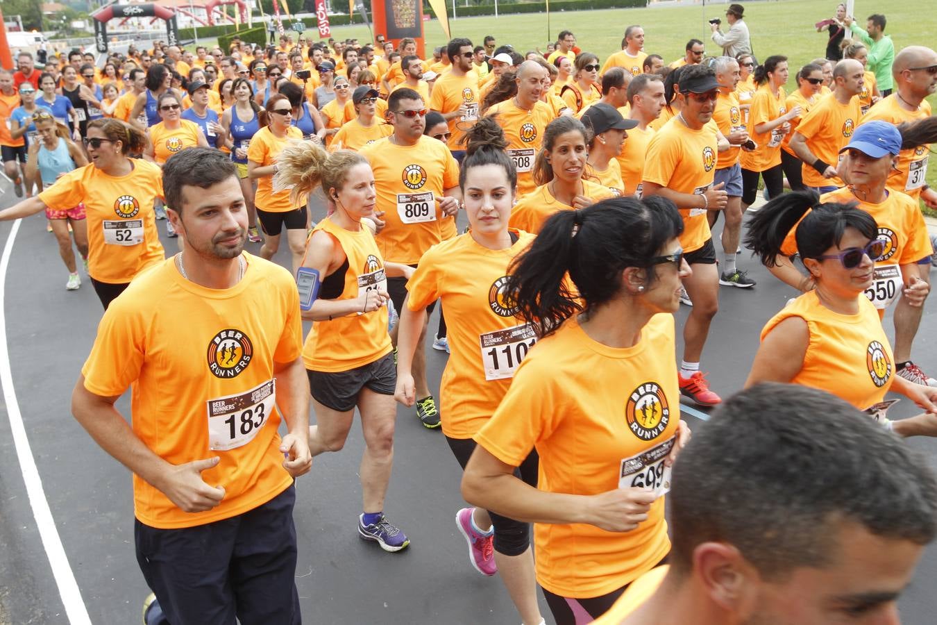 La carrera que acaba con unas cervezas