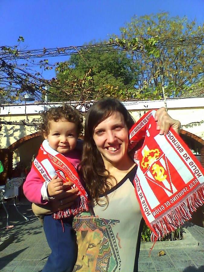 Sandra Estrada y su hija, desde Mendoza, Argentina.