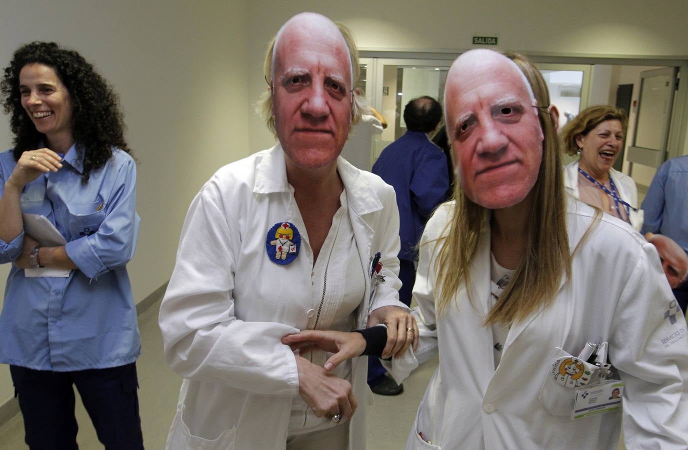 Aniversario del HUCA con protestas