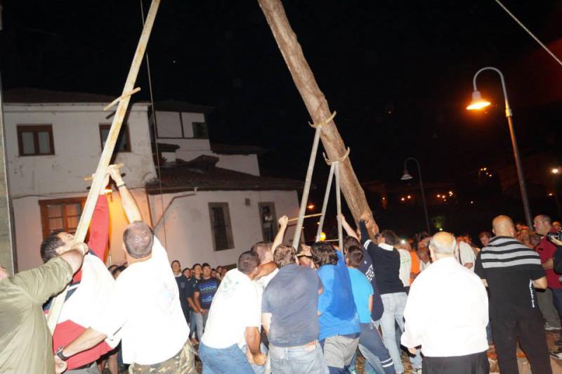 Cangas del Narcea vive la &#039;fiesta del Arbolón&#039;