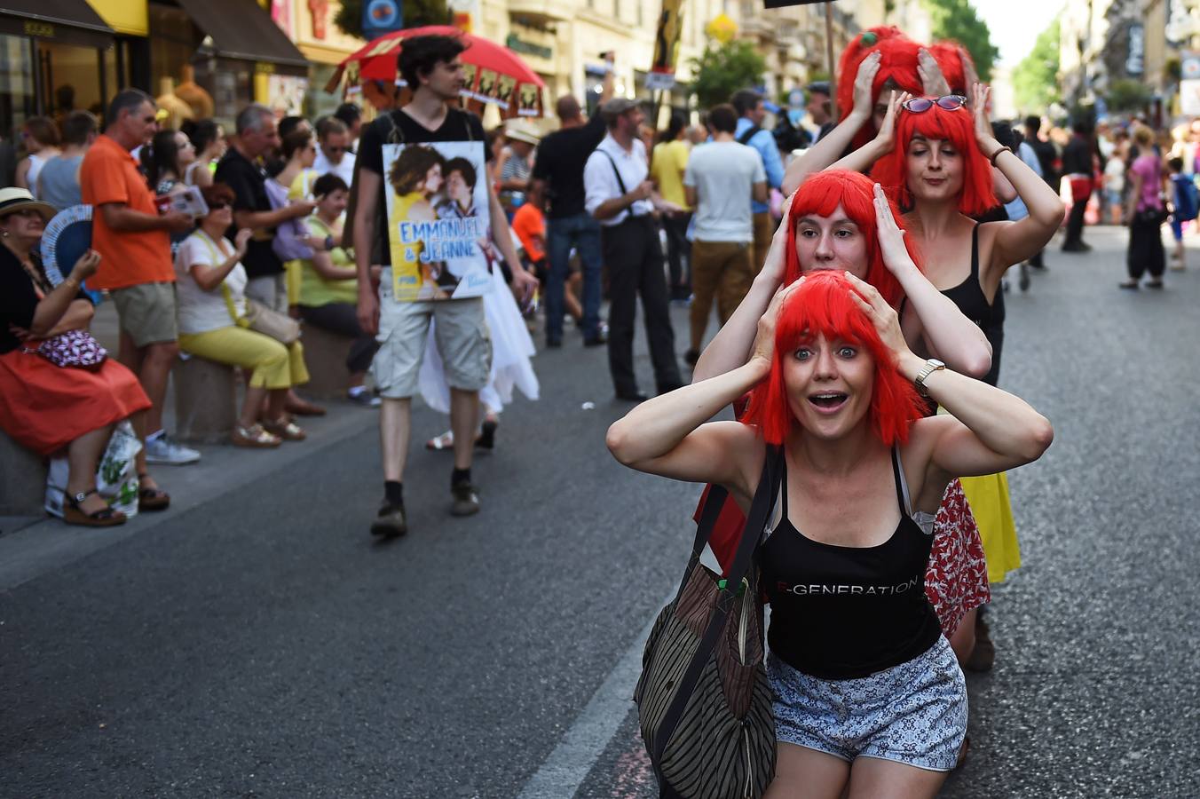 Festival de teatro en Francia.