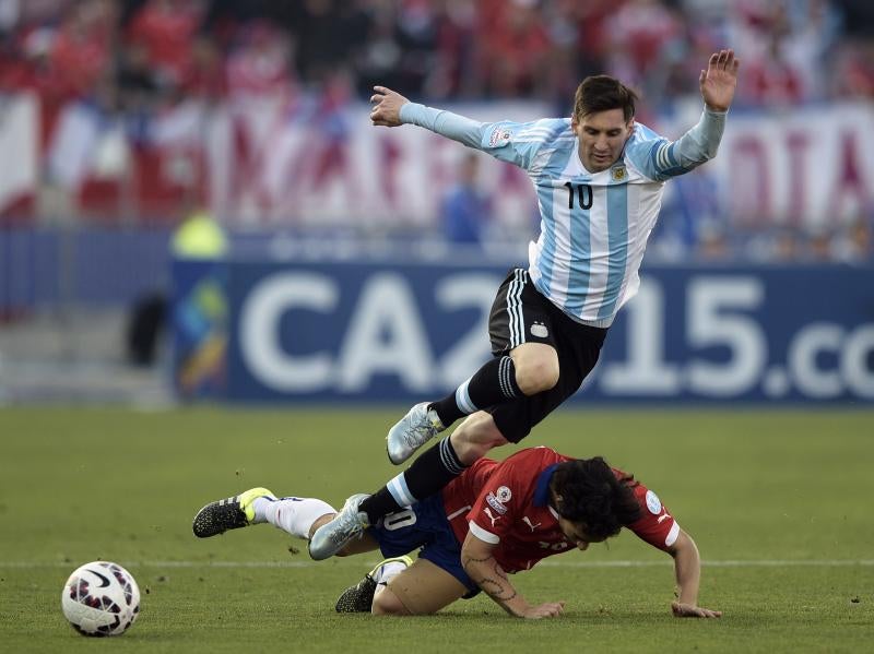 Chile y Argentina en la final de la Copa América 2015