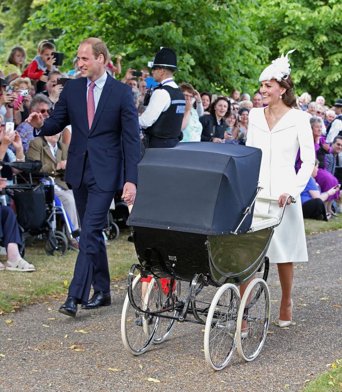 La princesa Carlota de Inglaterra, bautizada en la intimidad