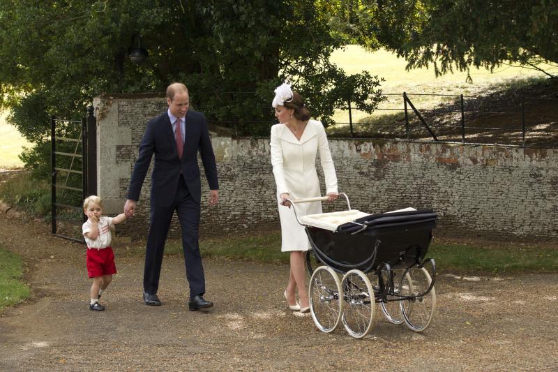 La princesa Carlota de Inglaterra, bautizada en la intimidad