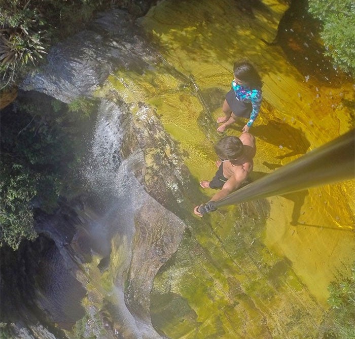 Espectaculares imágenes al borde del abismo