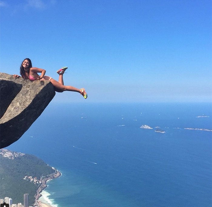 Espectaculares imágenes al borde del abismo