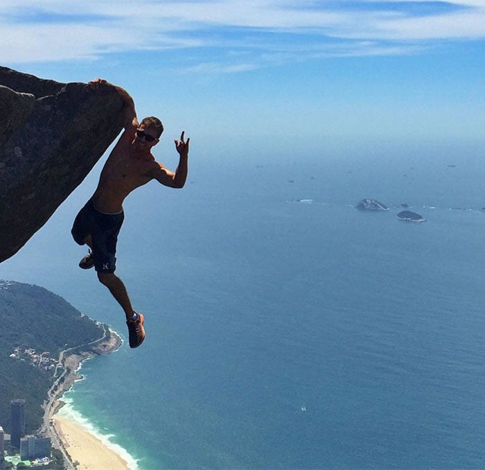 Espectaculares imágenes al borde del abismo