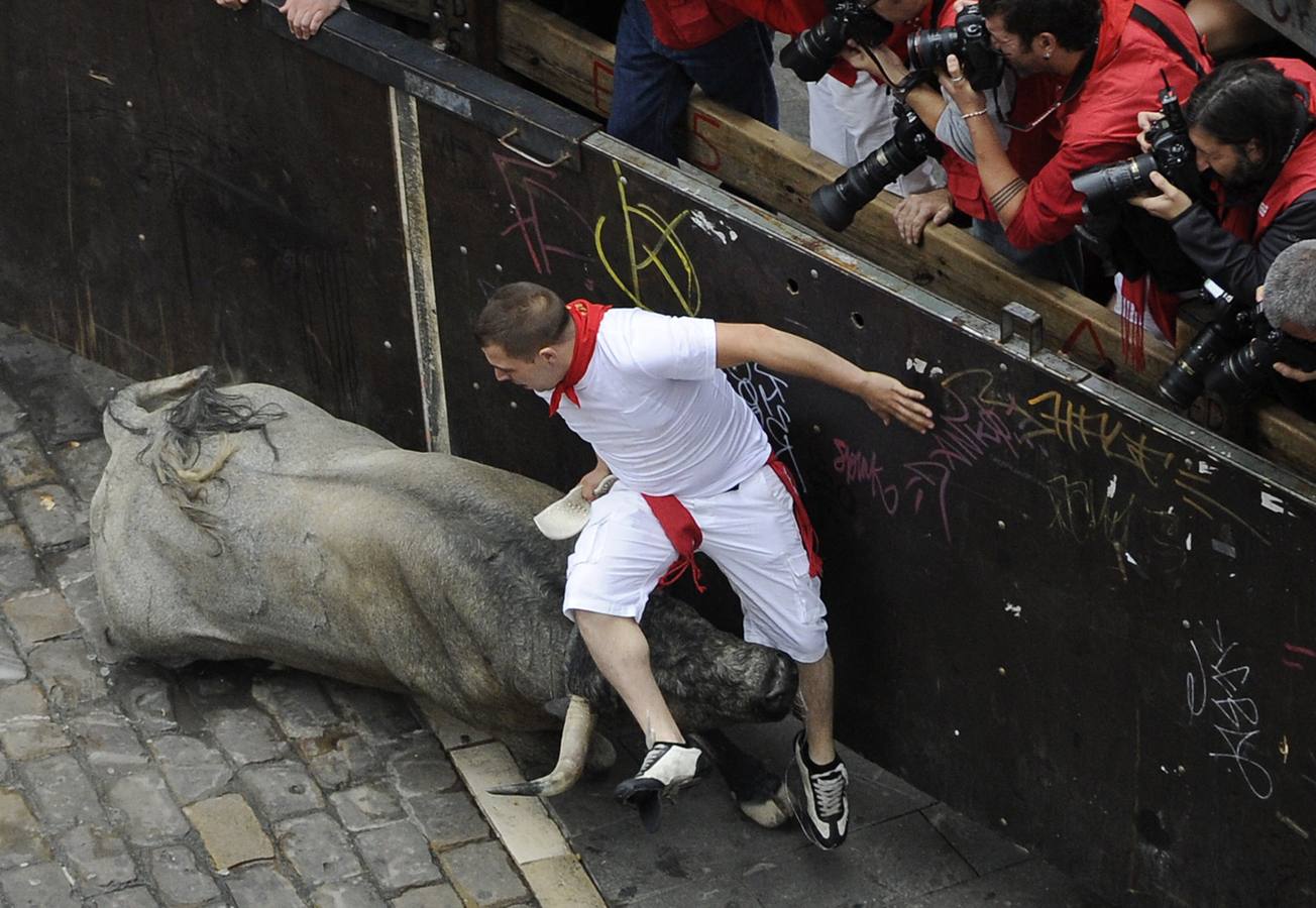 Quinto encierro de Sanfermines peligroso