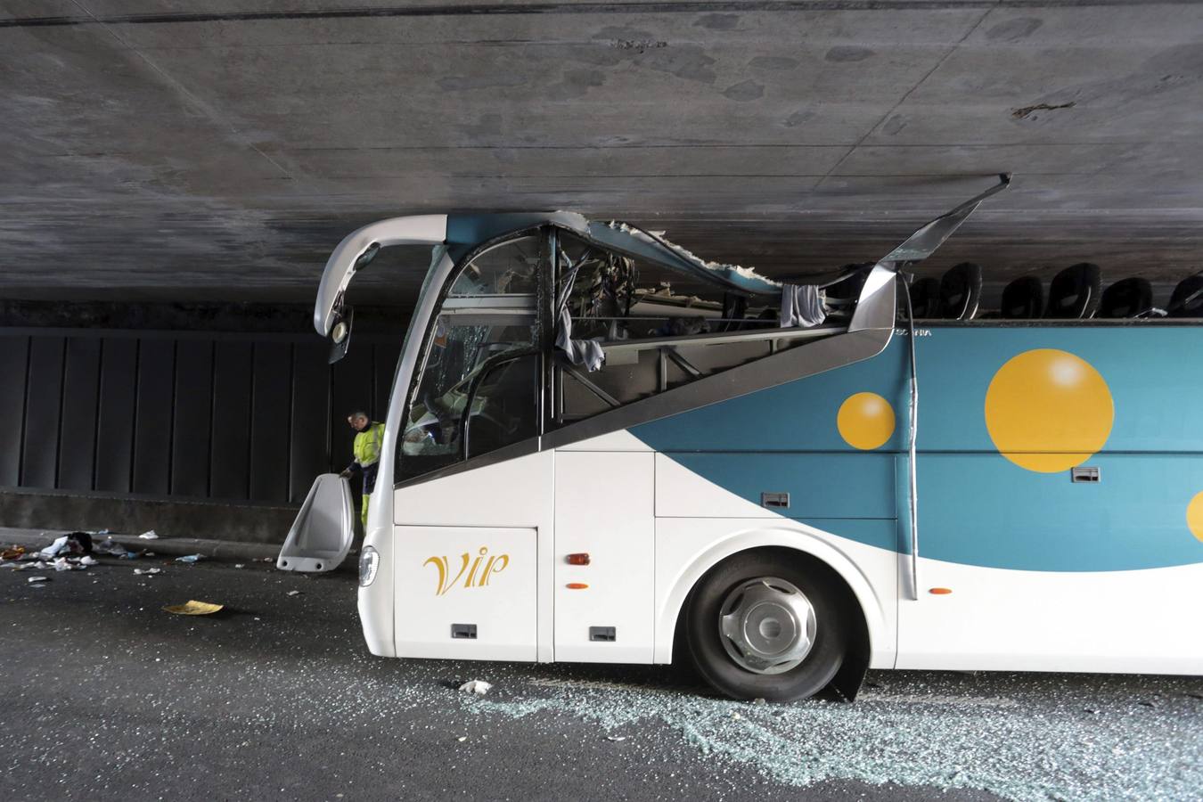 Accidente de un autobús español en Francia