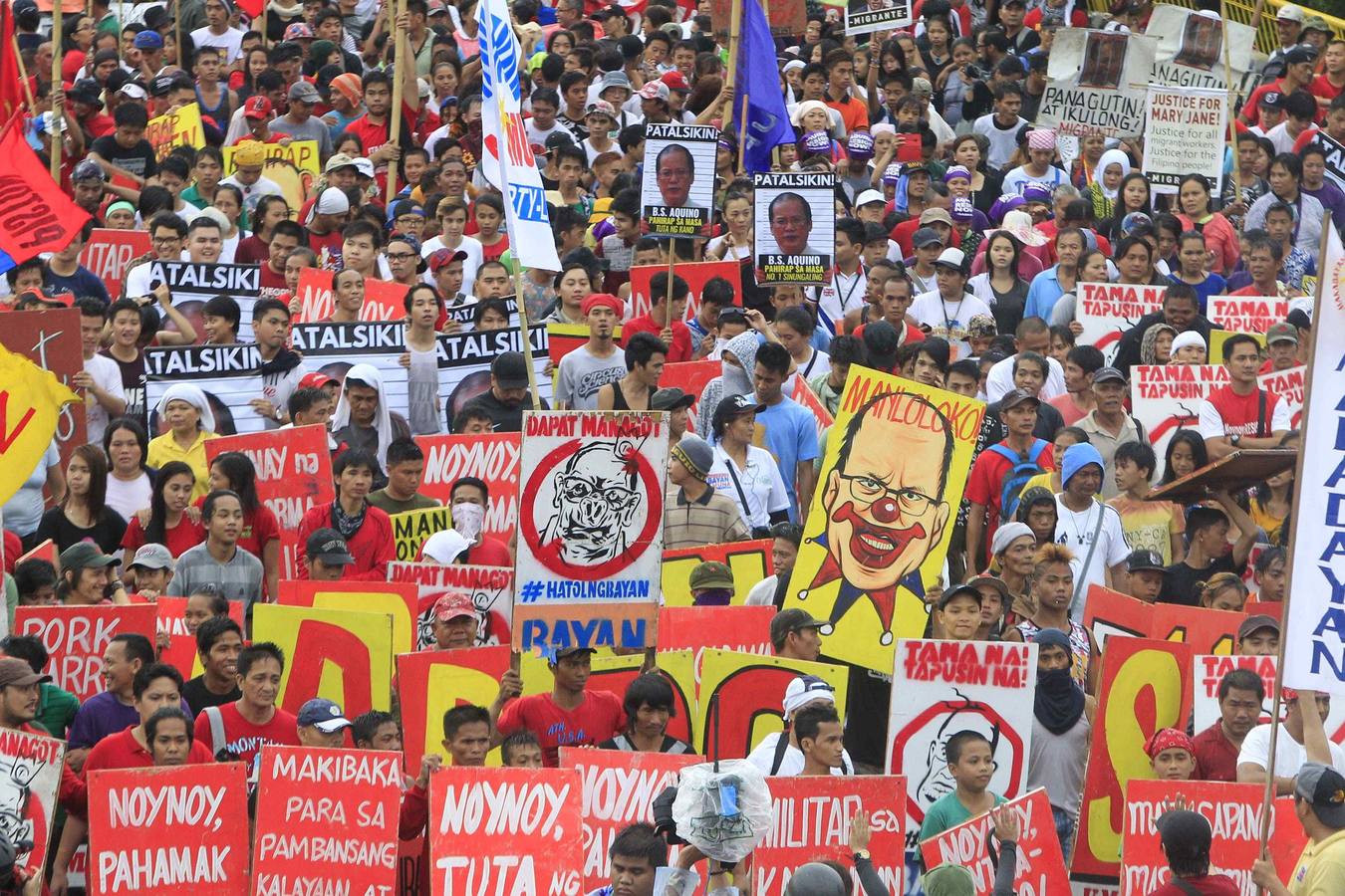 Protestas en Filipinas contra Benigno Aquino