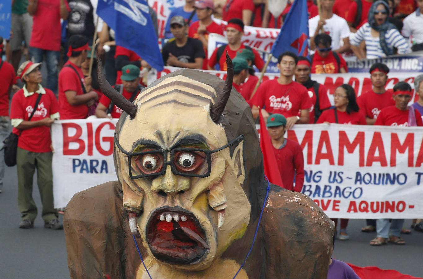 Protestas en Filipinas contra Benigno Aquino