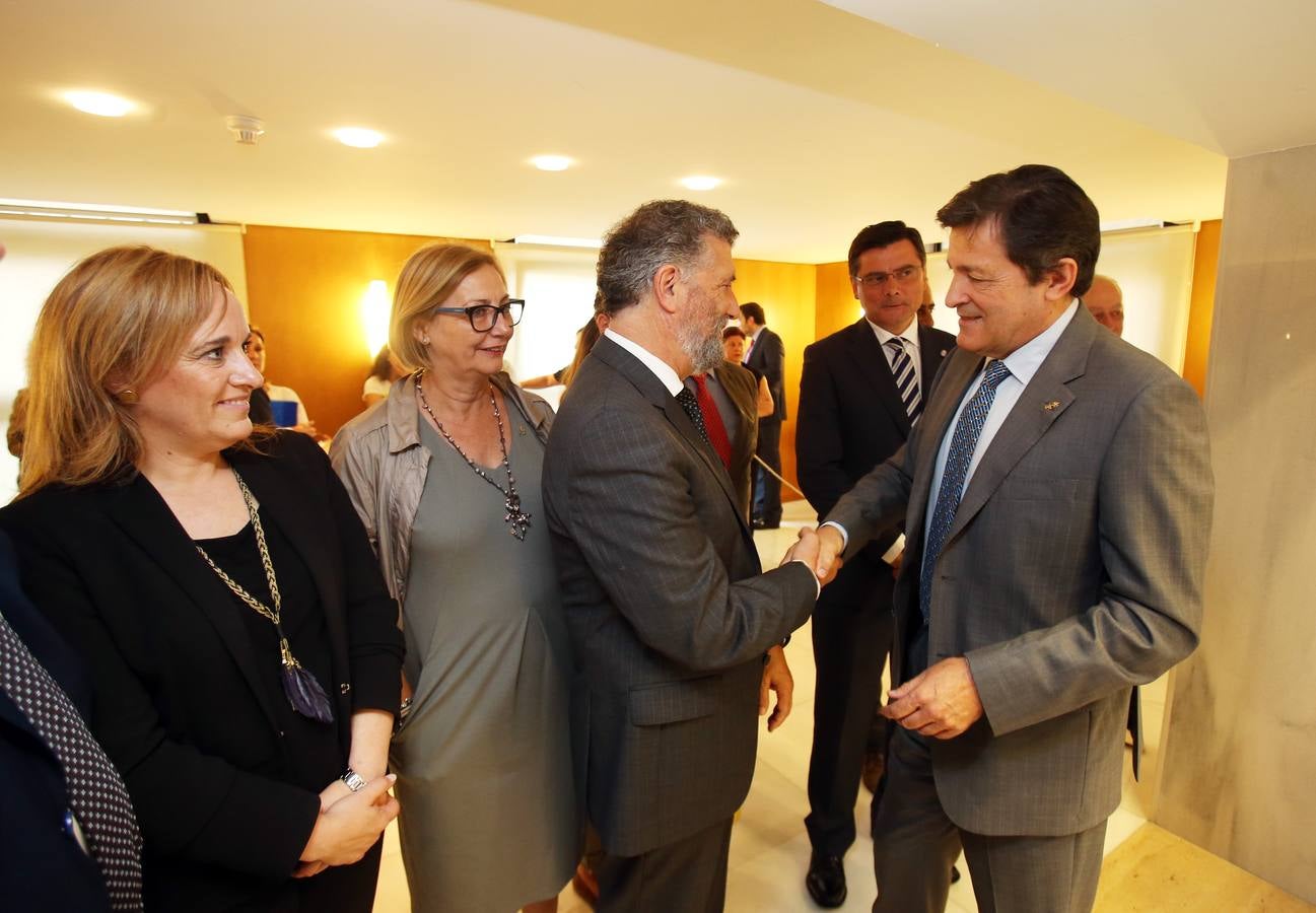 Momento del acto de la toma de posesión de los consejeros.