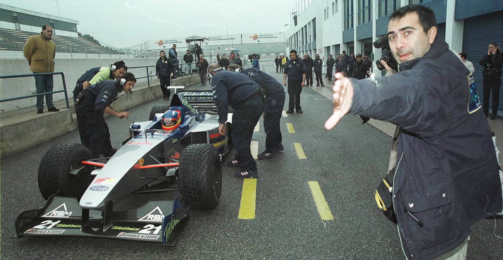 Fernando Alonso en sus primeros pasos en la Fórmula-1.