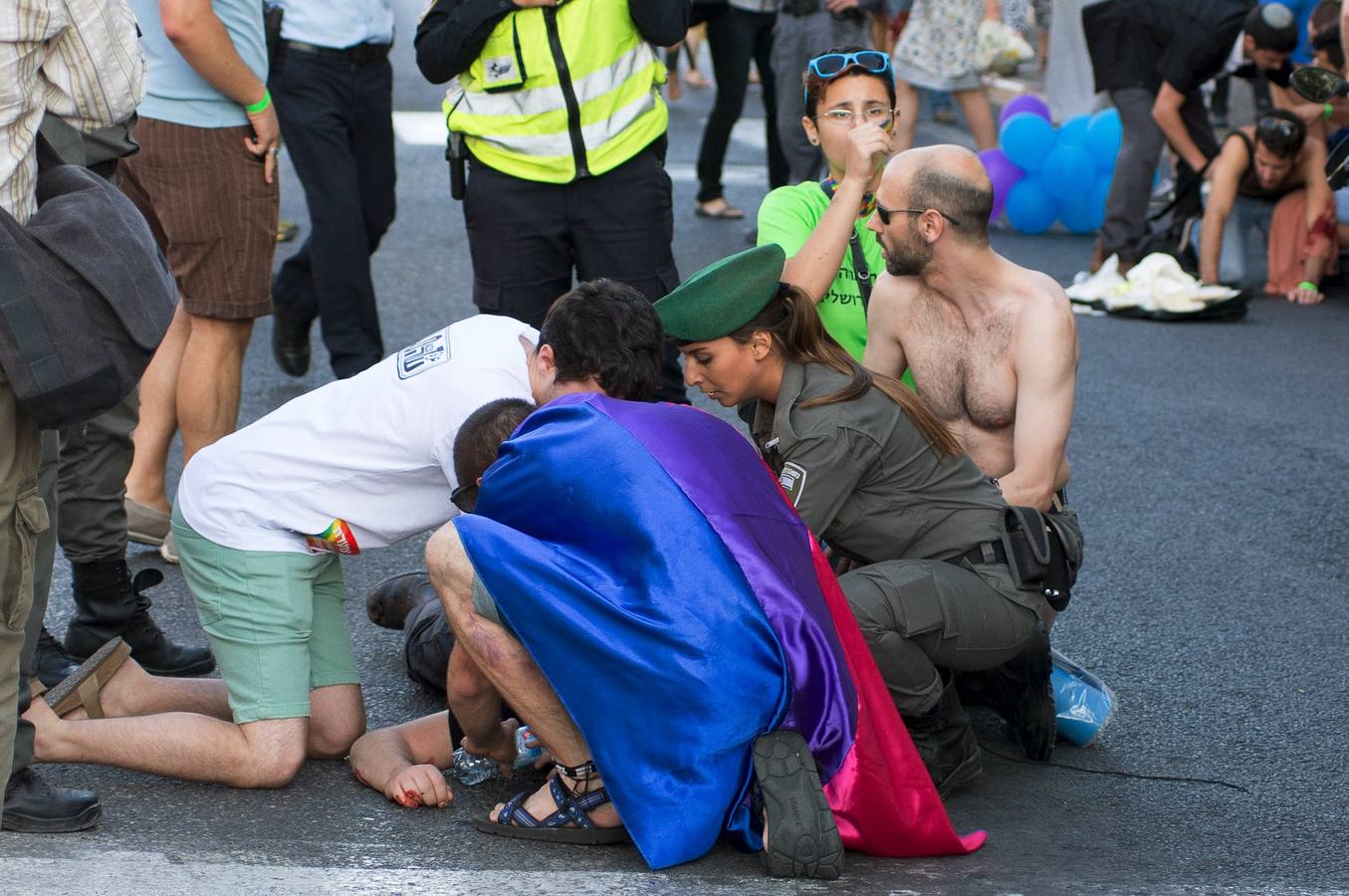 Seis heridos en un ataque durante la marcha del orgullo gay en Jerusalén