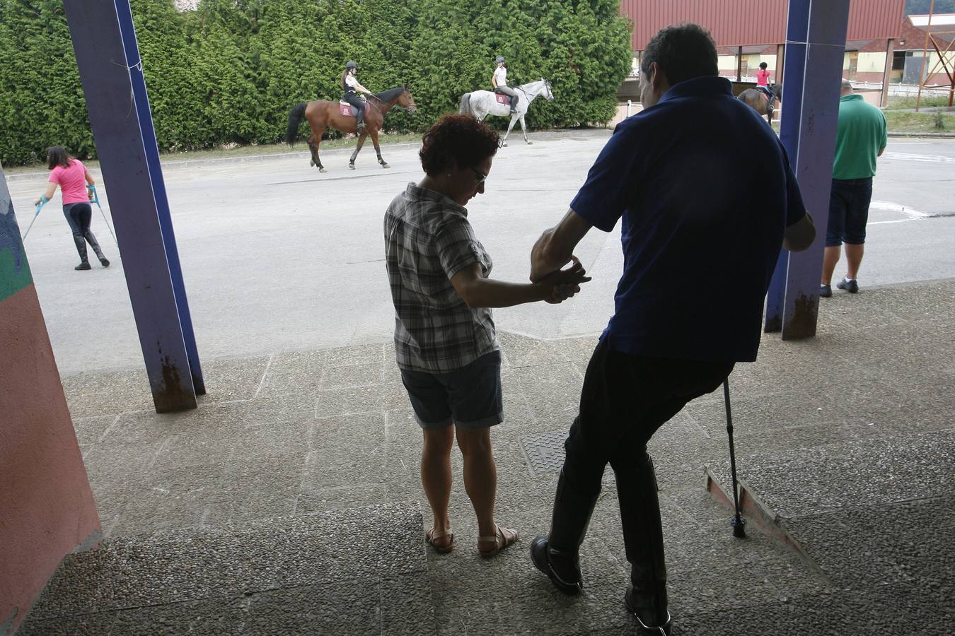 Hipoterapia en El Asturcón