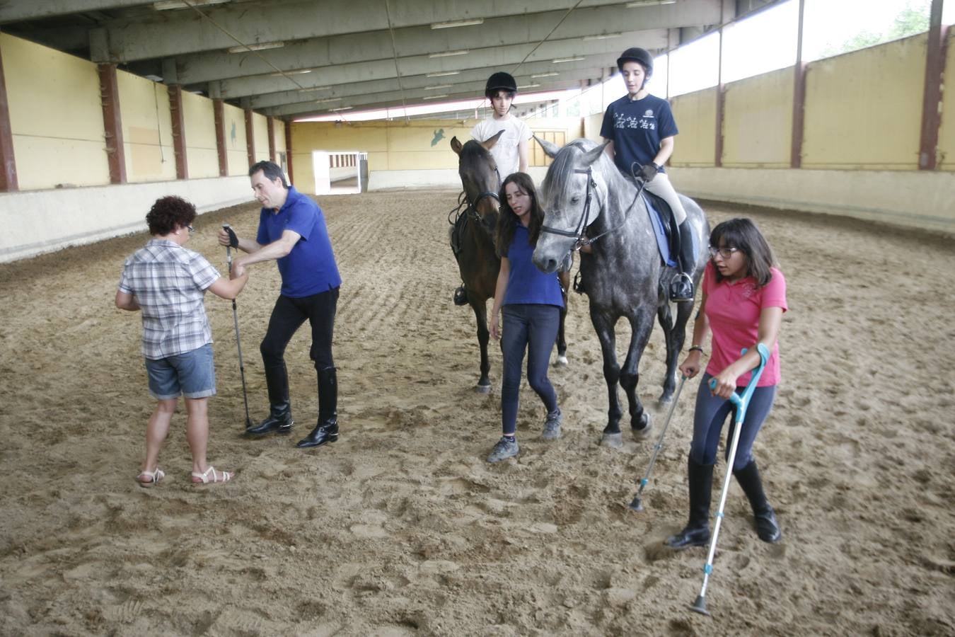 Hipoterapia en El Asturcón