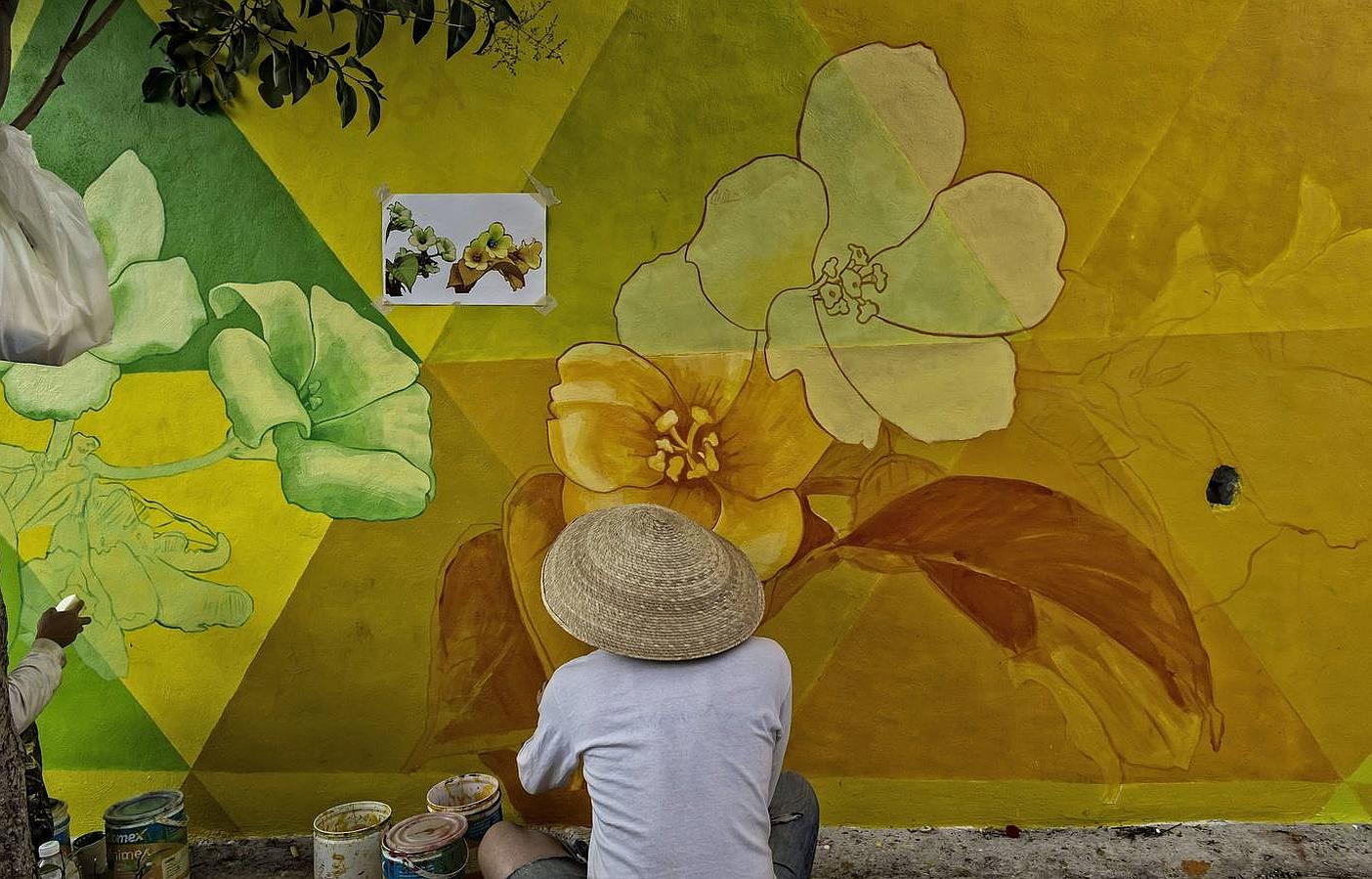 Un barrio mural en Pachuca, México