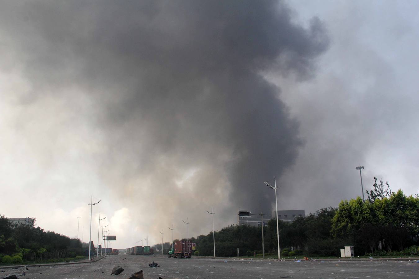 Brutales explosiones en Tianjin