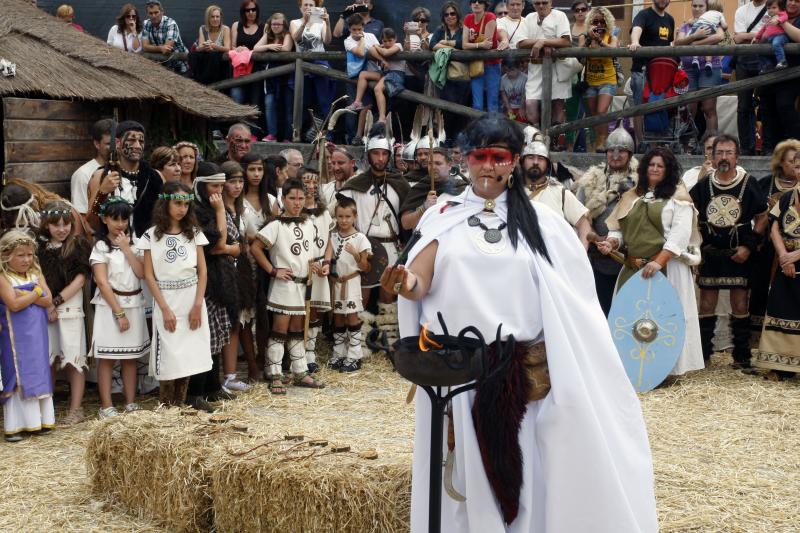 Astures y romanos se enfrentan en la batalla de Carabanzo