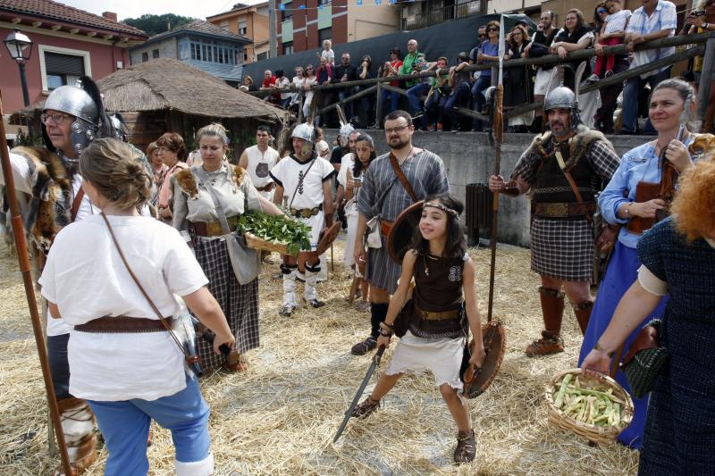 Astures y romanos se enfrentan en la batalla de Carabanzo