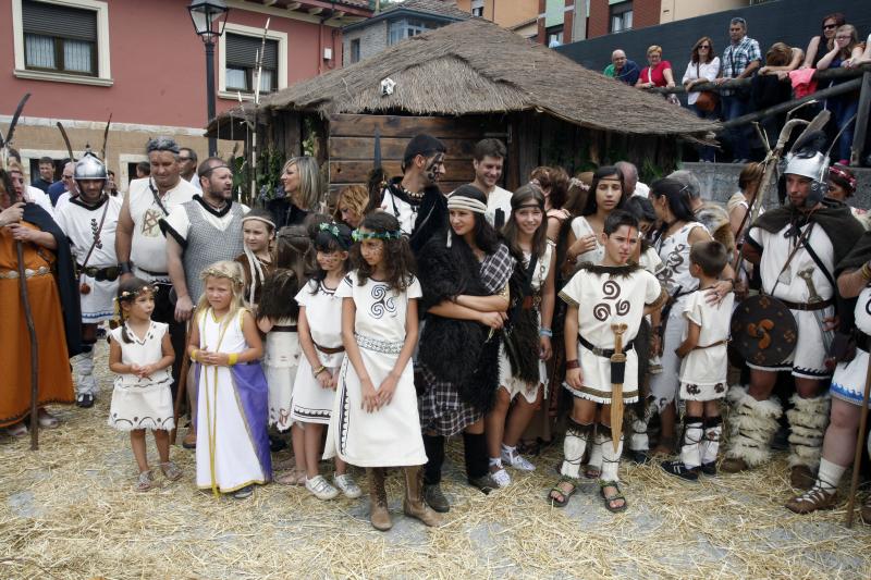 Astures y romanos se enfrentan en la batalla de Carabanzo