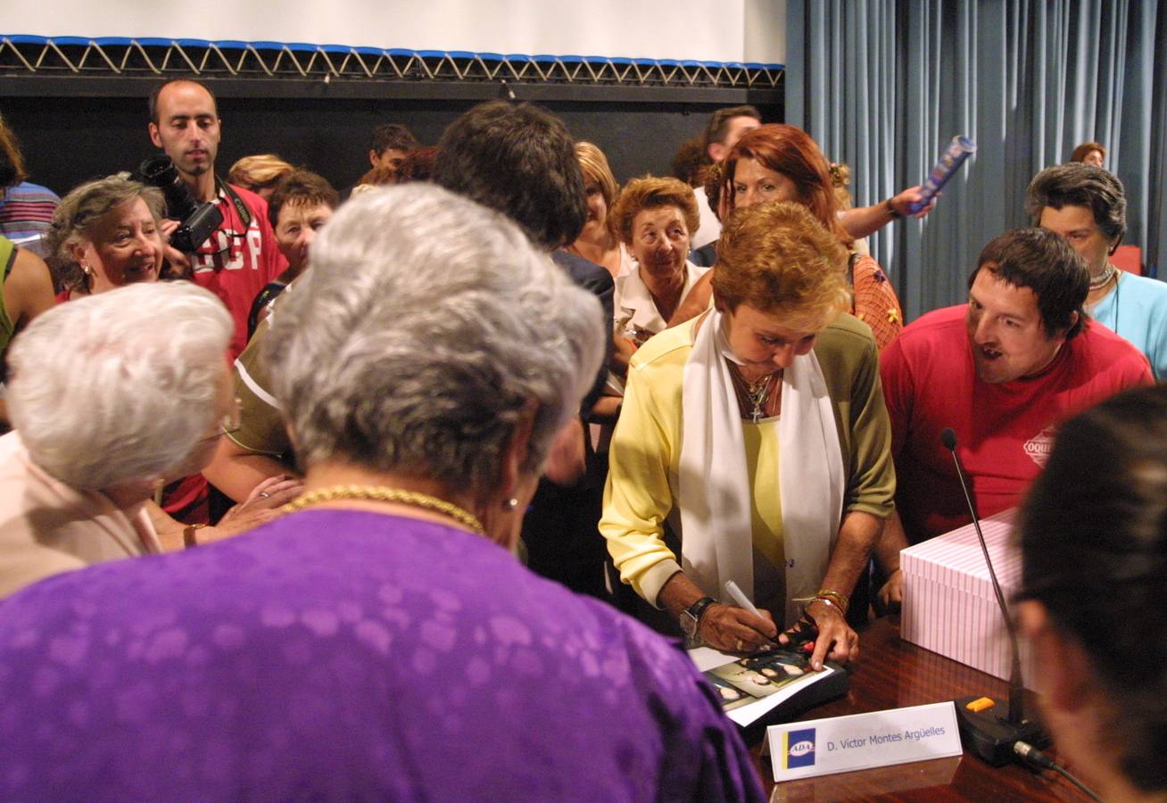 Lina Morgan, en 2004, en la Feria de Muestras.