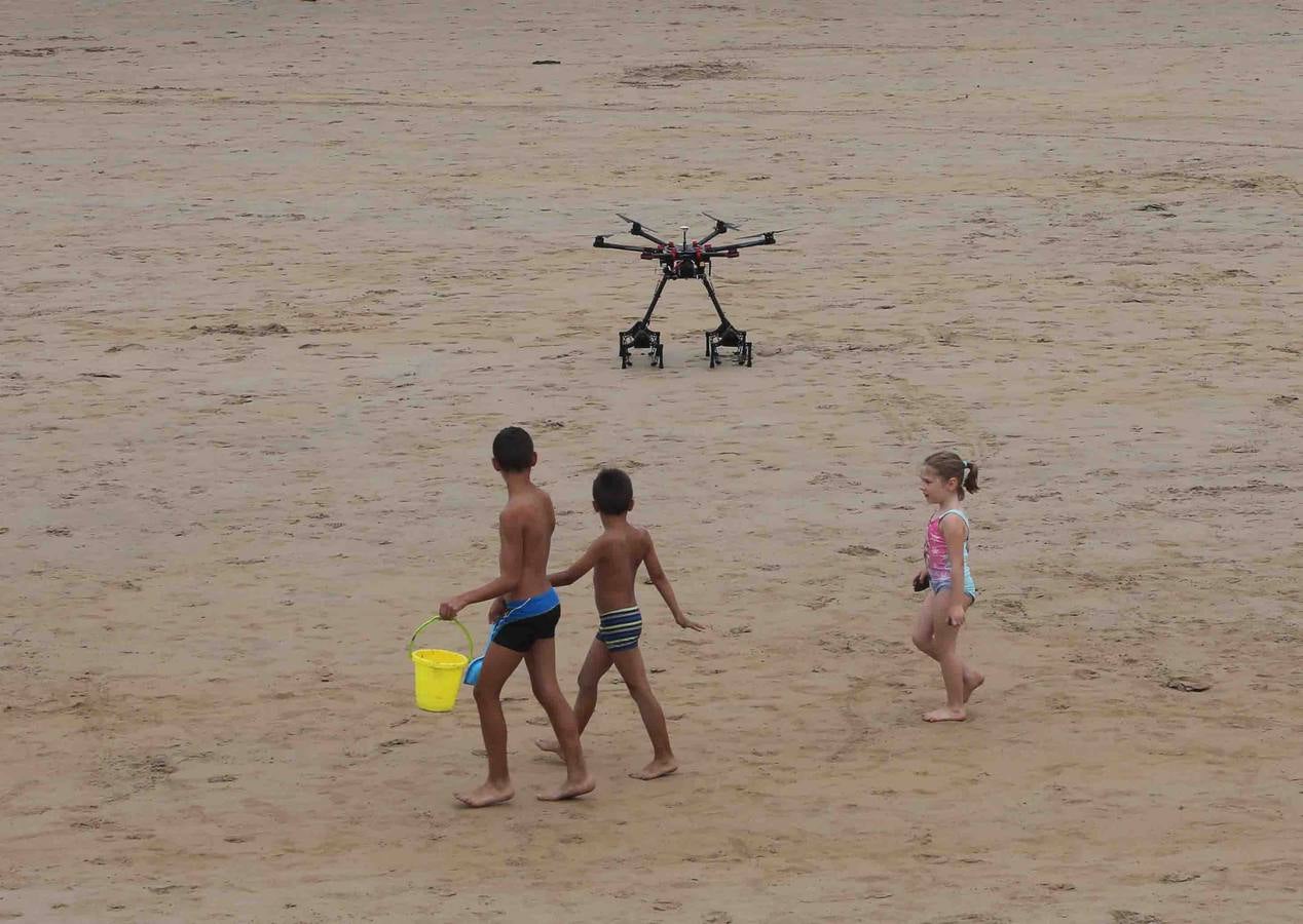 El primer rescate del dron socorrista