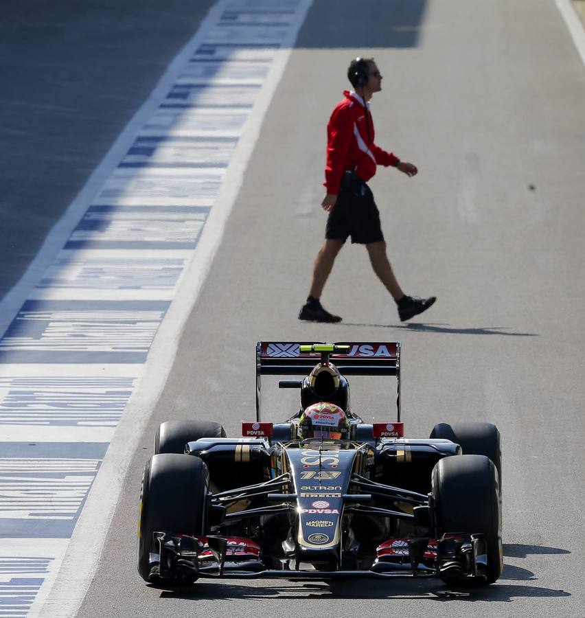 Las mejores imágenes de los entrenamientos libres del Gran Premio de Fórmula-1 de Bélgica