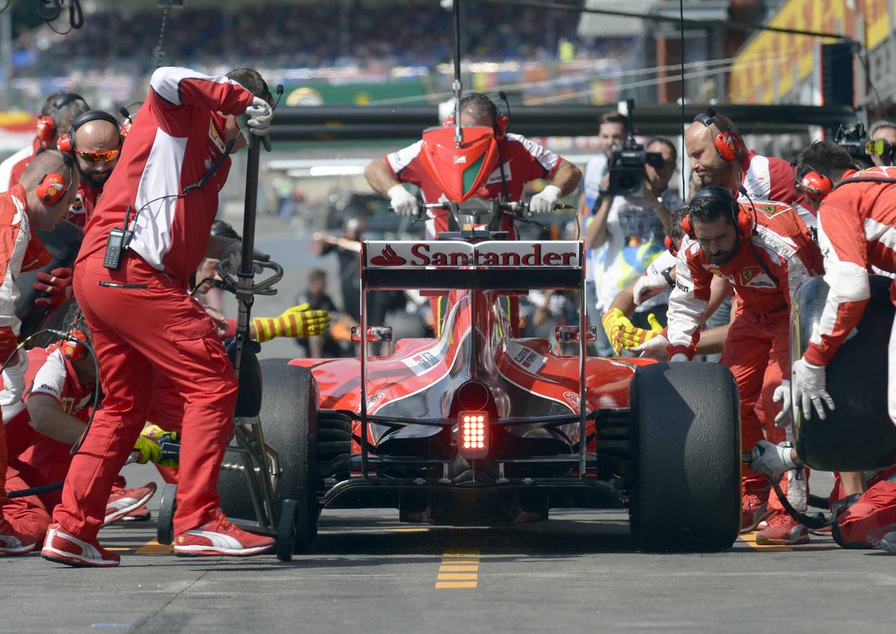 Las mejores imágenes de los entrenamientos libres del Gran Premio de Fórmula-1 de Bélgica