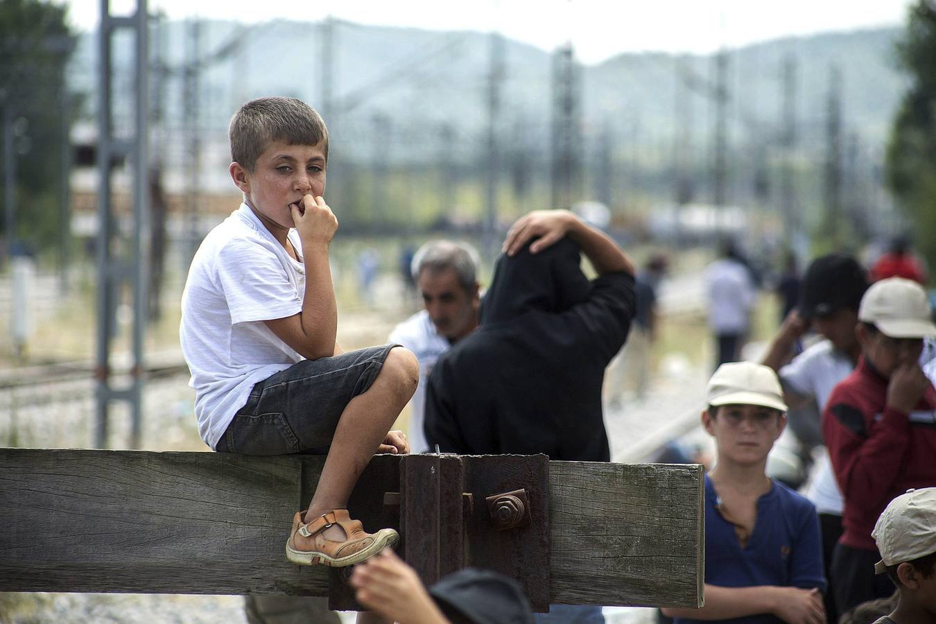 Catástrofe humanitaria en la frontera entre Grecia y Macedonia