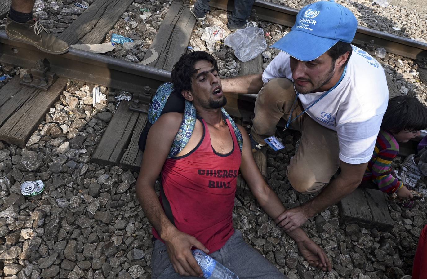 Catástrofe humanitaria en la frontera entre Grecia y Macedonia