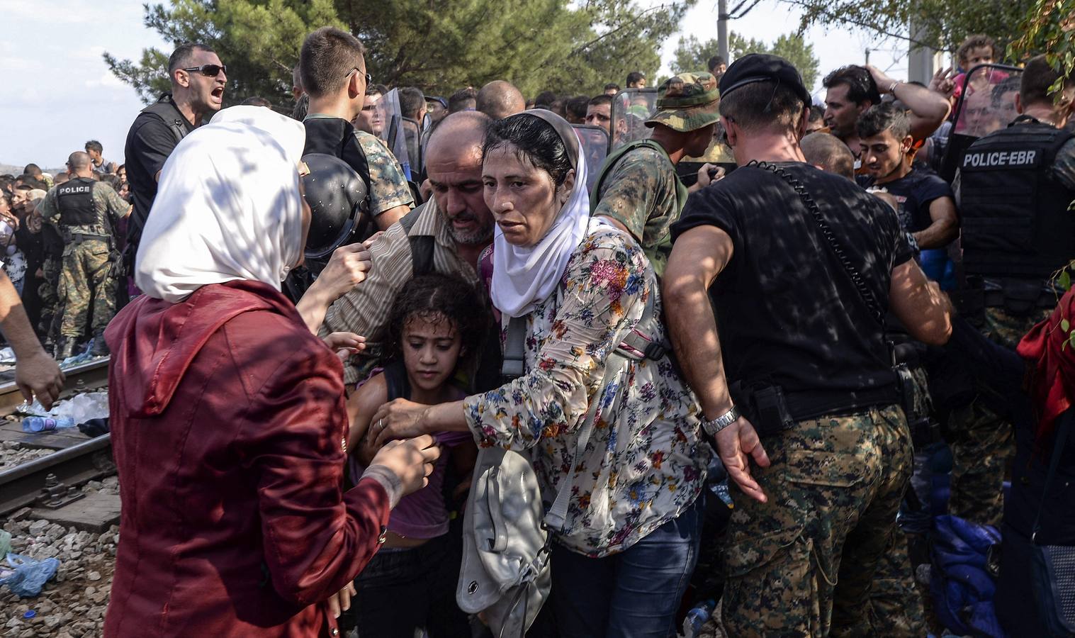 Catástrofe humanitaria en la frontera entre Grecia y Macedonia