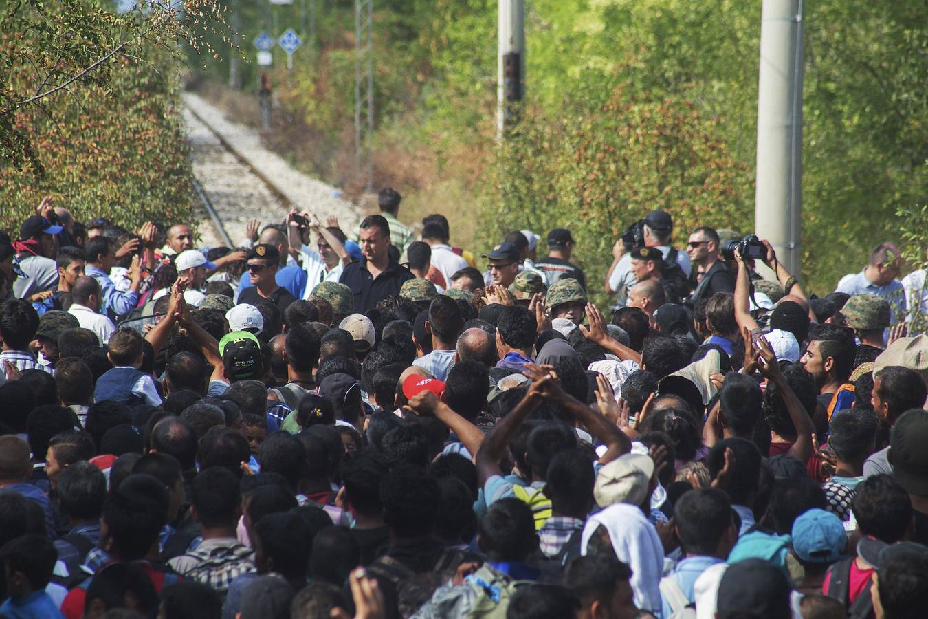 Catástrofe humanitaria en la frontera entre Grecia y Macedonia