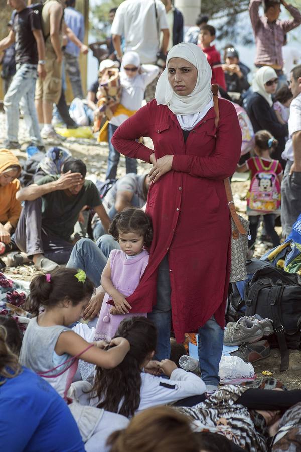 Catástrofe humanitaria en la frontera entre Grecia y Macedonia