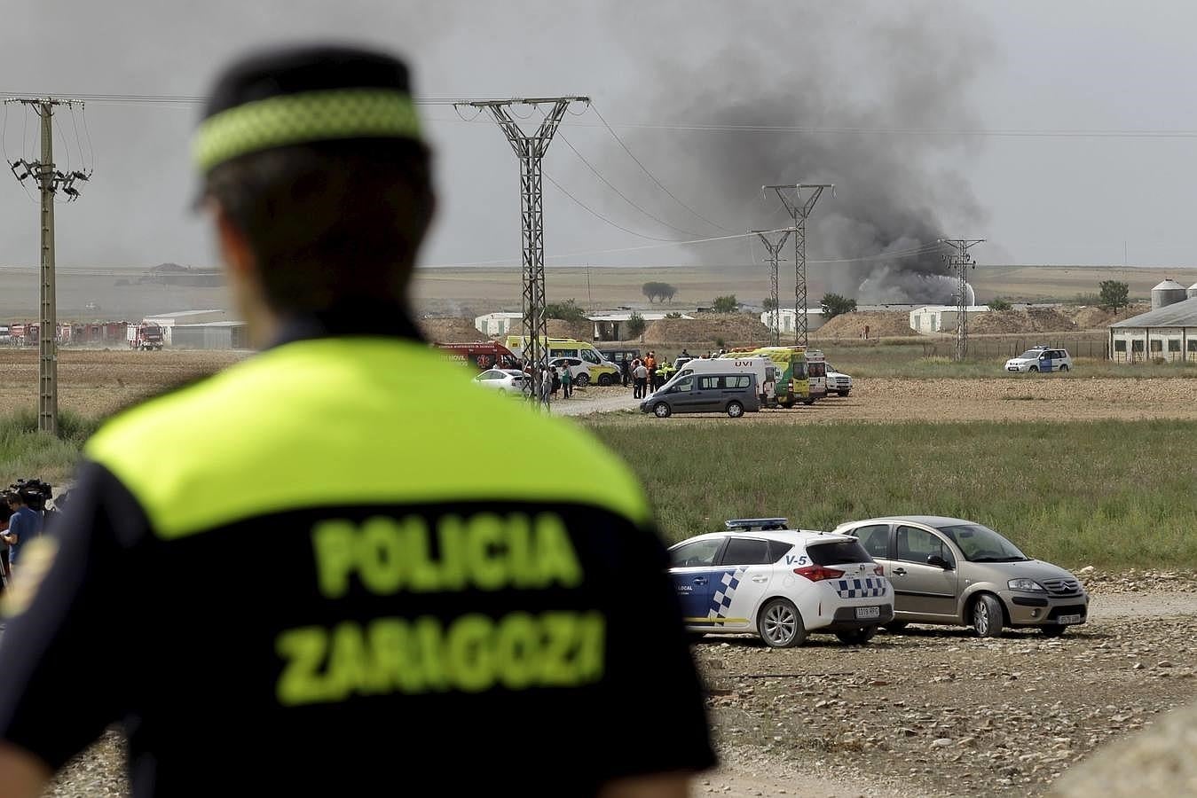 Explosión de una pirotecnia en Zaragoza